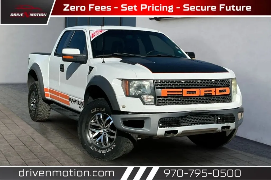White 2010 Ford F-150 Super Cab SVT Raptor Pickup 4D 5 1/2 ft for sale in Greeley, CO