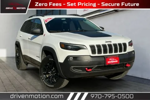 White 2020 Jeep Cherokee TrailHawk Sport Utility 4D for sale in Greeley, CO