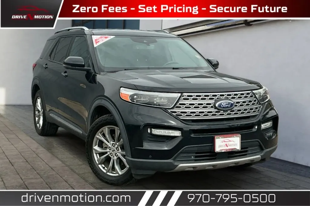 Black 2020 Ford Explorer Limited Sport Utility 4D for sale in Greeley, CO