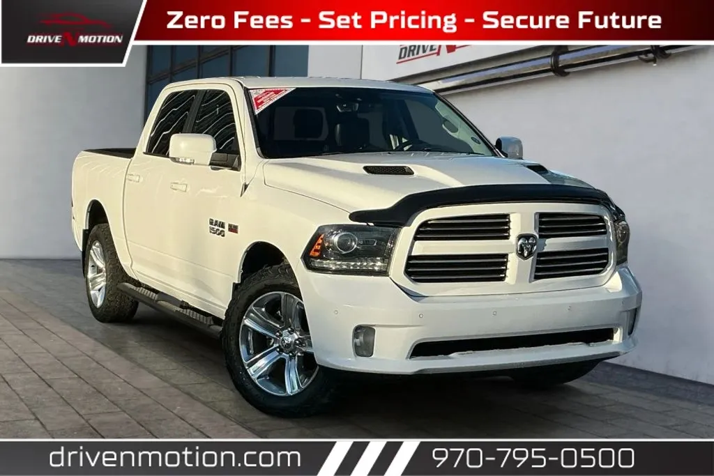 White 2017 Ram 1500 Crew Cab Sport Pickup 4D 5 1/2 ft for sale in Greeley, CO