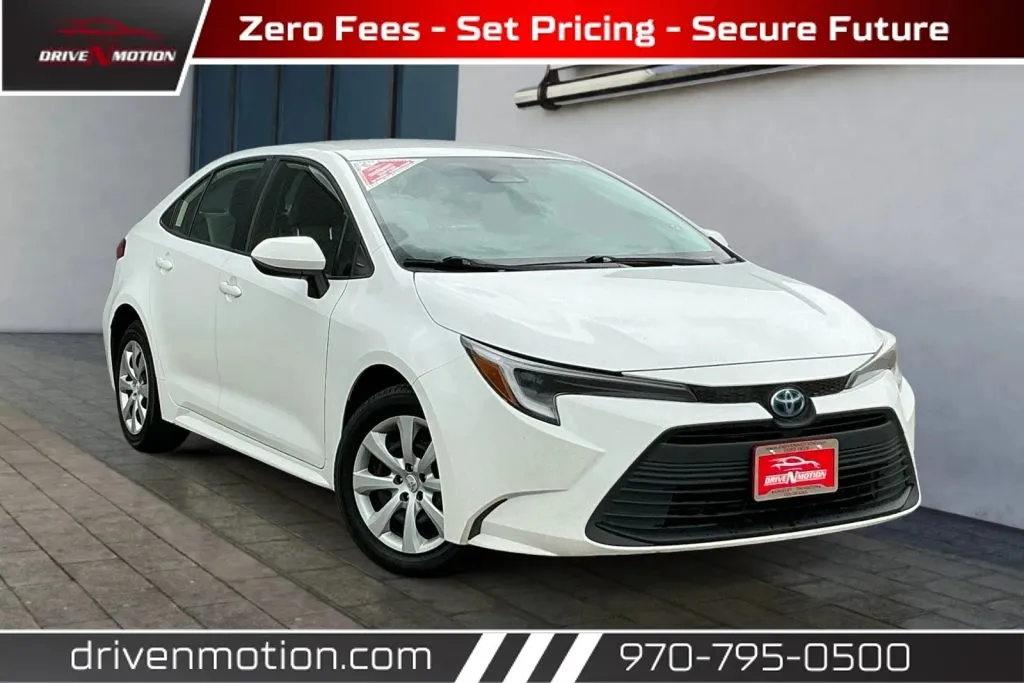 White 2023 Toyota Corolla Hybrid LE Sedan 4D for sale in Greeley, CO