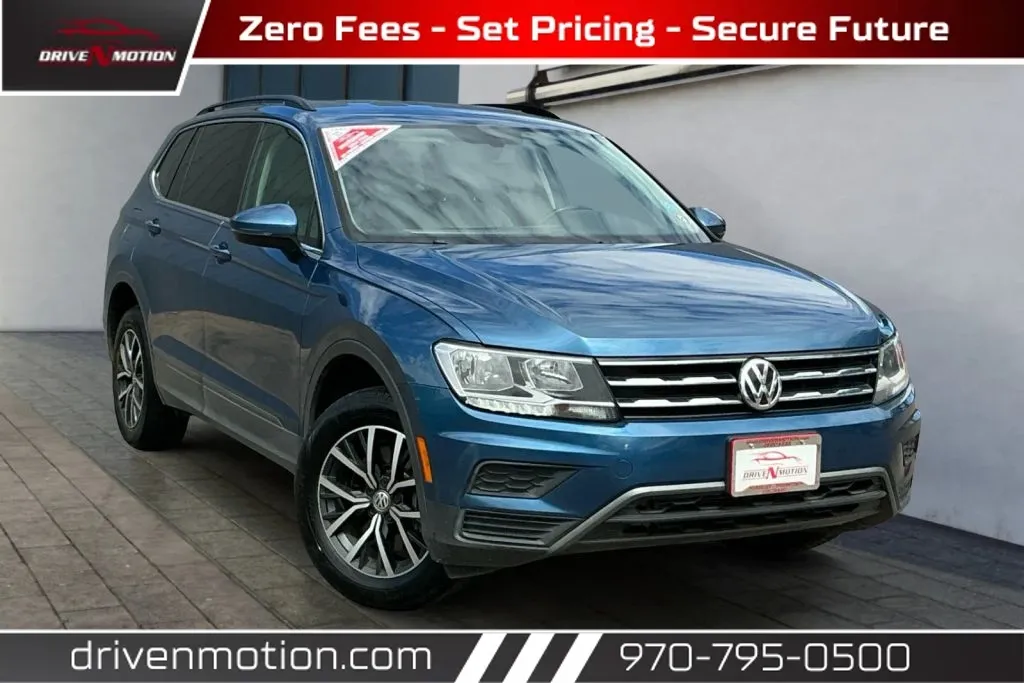 Blue 2019 Volkswagen Tiguan 2.0T SE Sport Utility 4D for sale in Greeley, CO