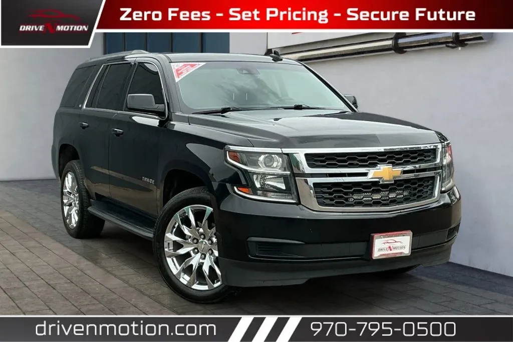 Black 2019 Chevrolet Tahoe LT Sport Utility 4D for sale in Greeley, CO