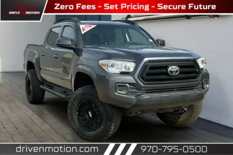Gray 2021 Toyota Tacoma Double Cab SR Pickup 4D 5 ft for sale in Greeley, CO