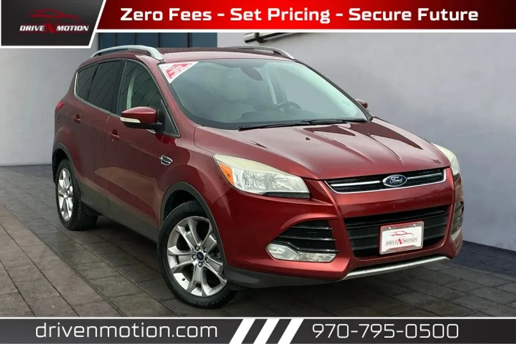 Red 2015 Ford Escape Titanium Sport Utility 4D for sale in Greeley, CO