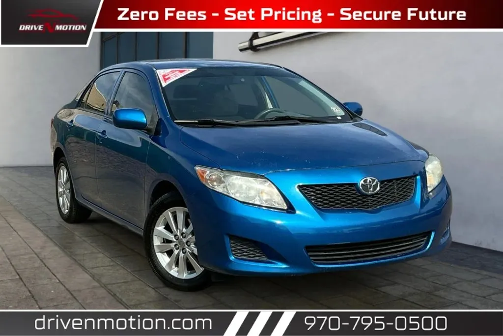 Blue 2010 Toyota Corolla LE Sedan 4D for sale in Greeley, CO