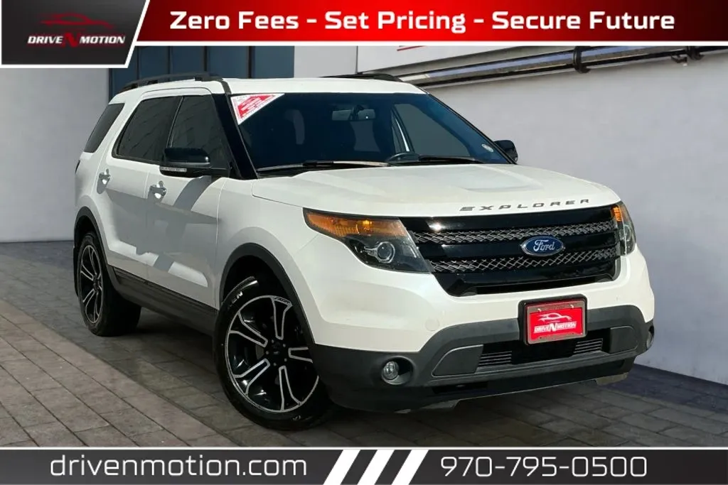 White 2013 Ford Explorer Sport SUV 4D for sale in Greeley, CO