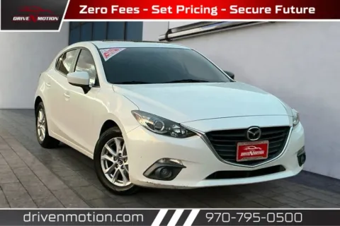 White 2015 MAZDA MAZDA3 i Touring Hatchback 4D for sale in Greeley, CO