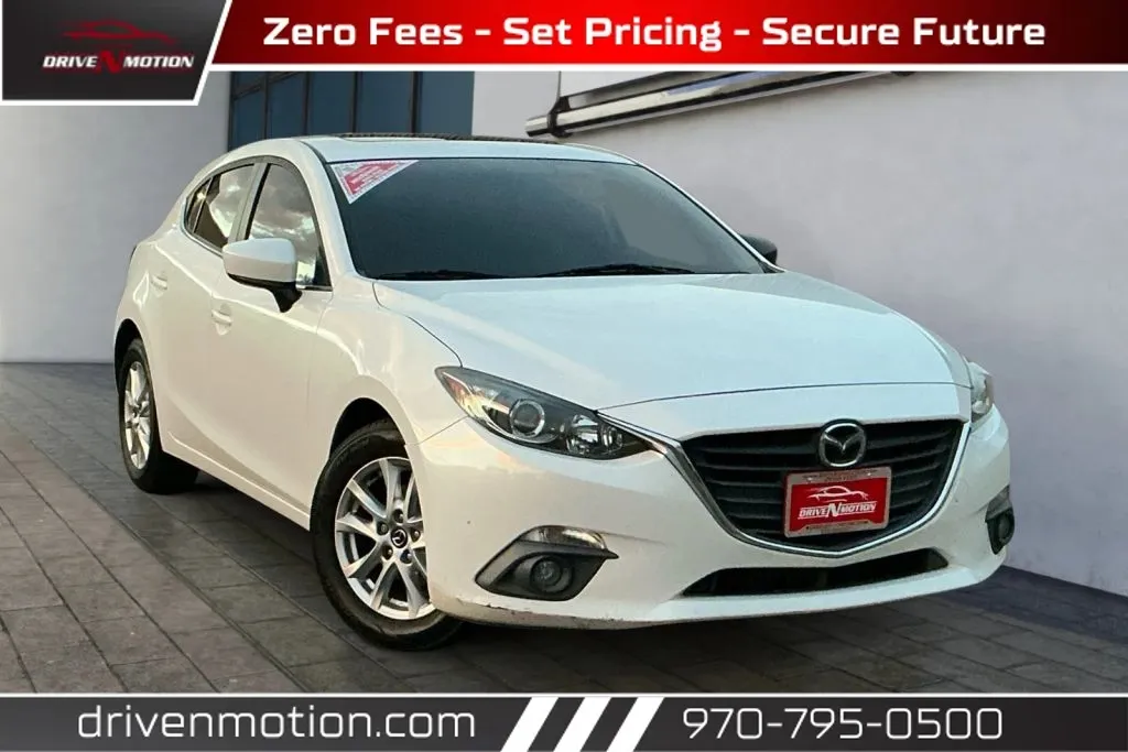 White 2015 MAZDA MAZDA3 i Touring Hatchback 4D for sale in Greeley, CO