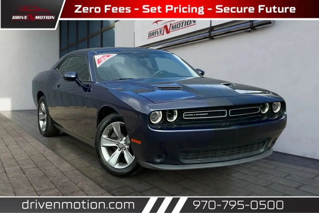 Blue 2015 Dodge Challenger SXT Coupe 2D for sale in Greeley, CO