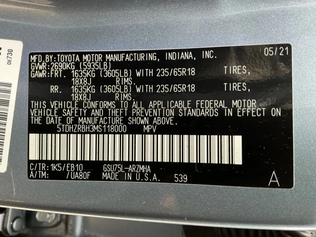 2021 Toyota Highlander XLE - Photo 40