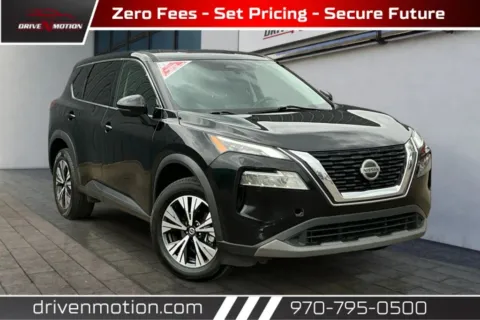 Black 2021 Nissan Rogue SV Sport Utility 4D for sale in Greeley, CO