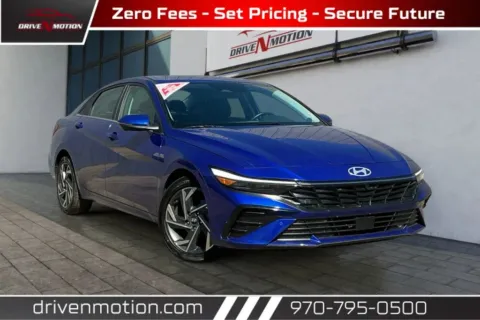 Blue 2024 Hyundai Elantra Limited Sedan 4D for sale in Greeley, CO