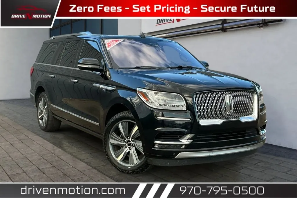 Black 2019 Lincoln Navigator L Reserve Sport Utility 4D for sale in Greeley, CO