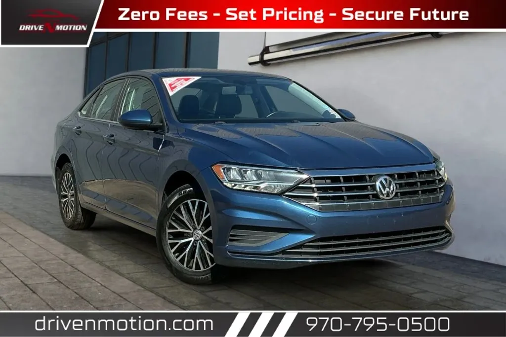 Blue 2021 Volkswagen Jetta 1.4T R-Line Sedan 4D for sale in Greeley, CO