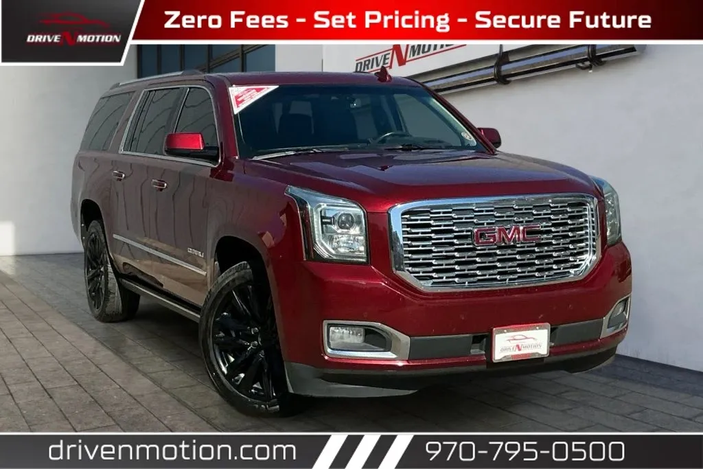 Red 2019 GMC Yukon XL Denali Sport Utility 4D for sale in Greeley, CO