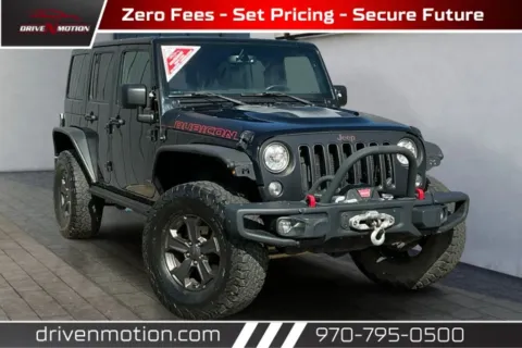 Black 2018 Jeep Wrangler Unlimited Rubicon Recon (JK) Sport Utility 4D for sale in Greeley, CO