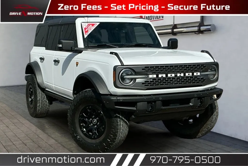 White 2023 Ford Bronco Badlands Sport Utility 4D for sale in Greeley, CO