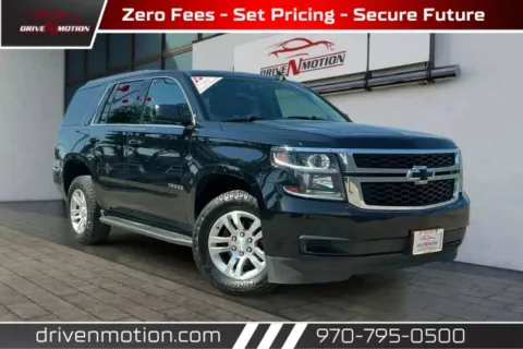 Black 2018 Chevrolet Tahoe LT Sport Utility 4D for sale in Greeley, CO