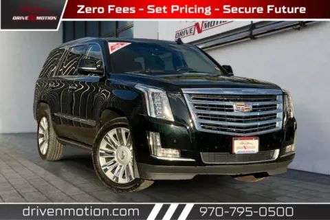 Black 2017 Cadillac Escalade Platinum Sport Utility 4D for sale in Greeley, CO