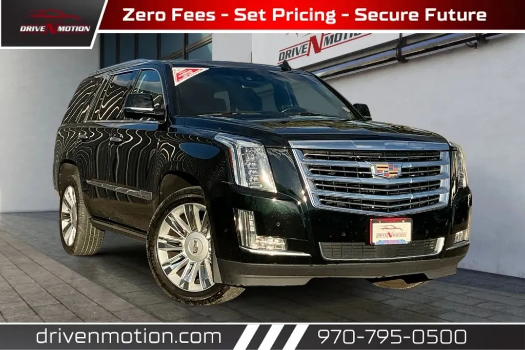 Black 2017 Cadillac Escalade Platinum Sport Utility 4D for sale in Greeley, CO