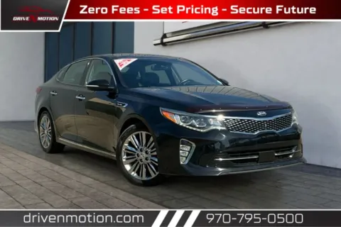 Black 2018 Kia Optima SX Turbo Sedan 4D for sale in Greeley, CO