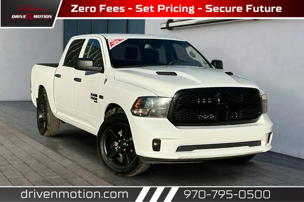 White 2019 Ram 1500 Classic Crew Cab Express Pickup 4D 5 1/2 ft for sale in Greeley, CO