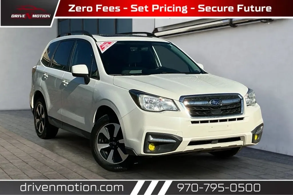 White 2018 Subaru Forester 2.5i Premium Sport Utility 4D for sale in Greeley, CO
