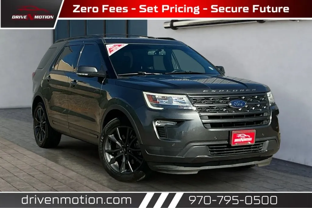 Gray 2018 Ford Explorer XLT Sport Utility 4D for sale in Greeley, CO