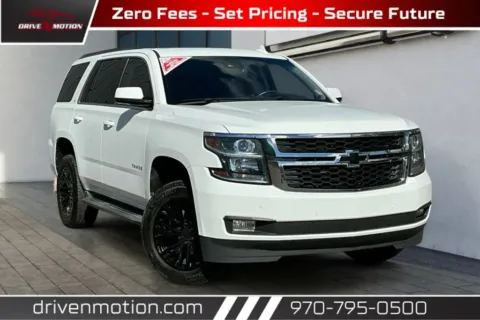 White 2017 Chevrolet Tahoe LT Sport Utility 4D for sale in Greeley, CO