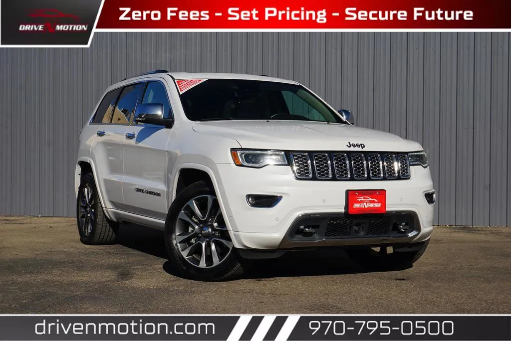 Used 2018 Jeep Grand Cherokee Overland Sport Utility 4D for sale