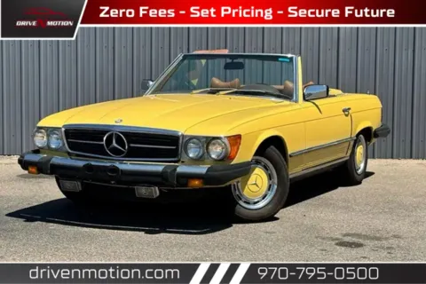 Yellow 1976 Mercedes-Benz 450 SL for sale in Greeley, CO
