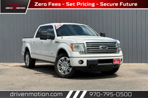 White 2011 Ford F-150 SuperCrew Cab Platinum Pickup 4D 5 1/2 ft for sale in Greeley, CO