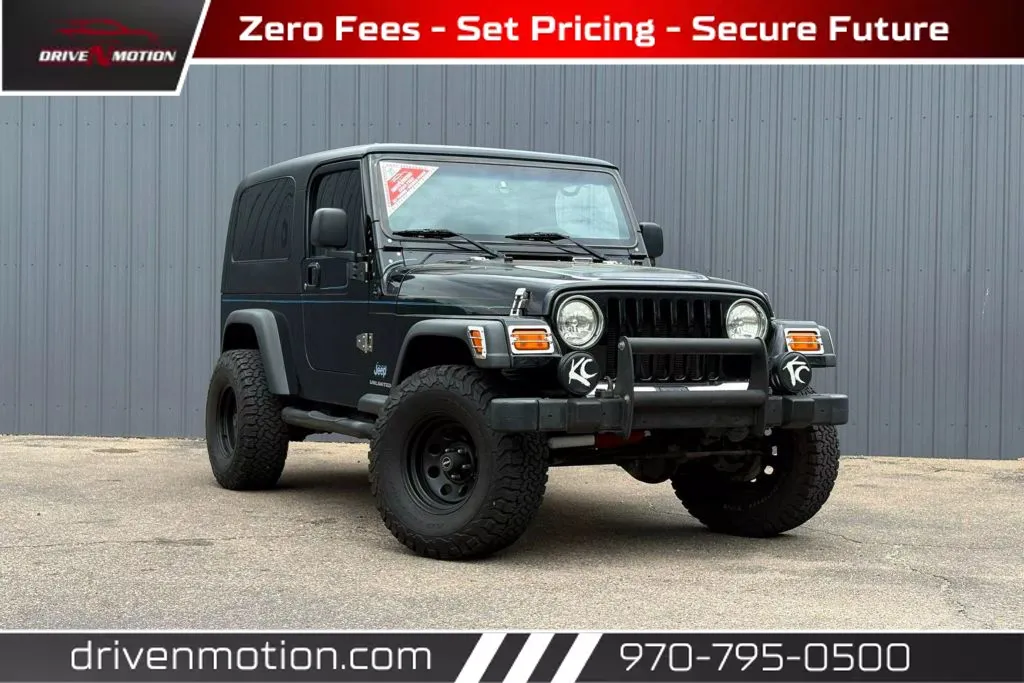 Black 2004 Jeep Wrangler Unlimited Sport Utility 2D for sale in Greeley, CO