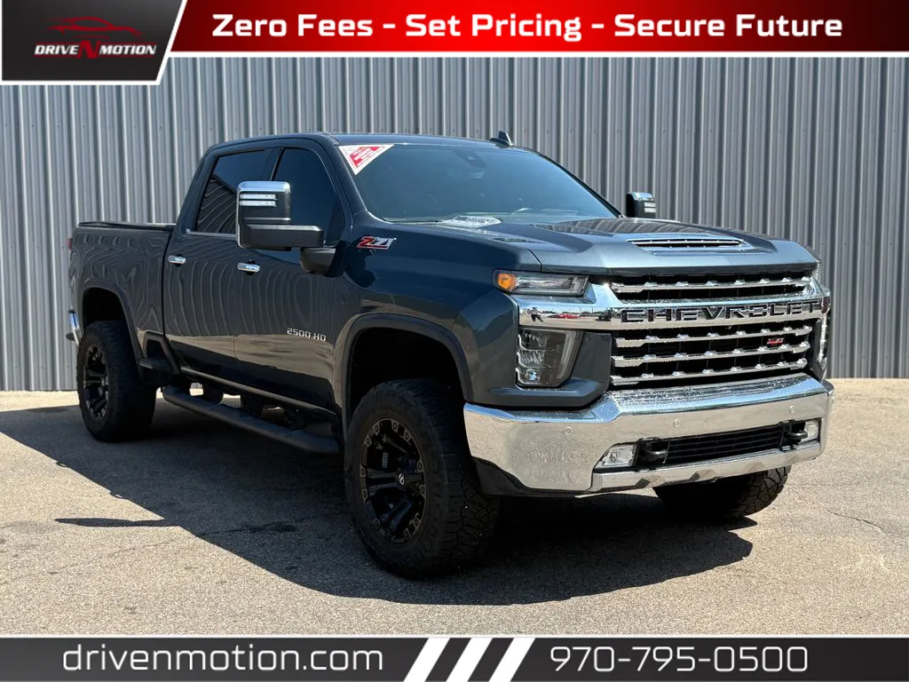Gray 2020 Chevrolet Silverado 2500 HD Crew Cab LTZ Pickup 4D 6 1/2 ft for sale in Greeley, CO