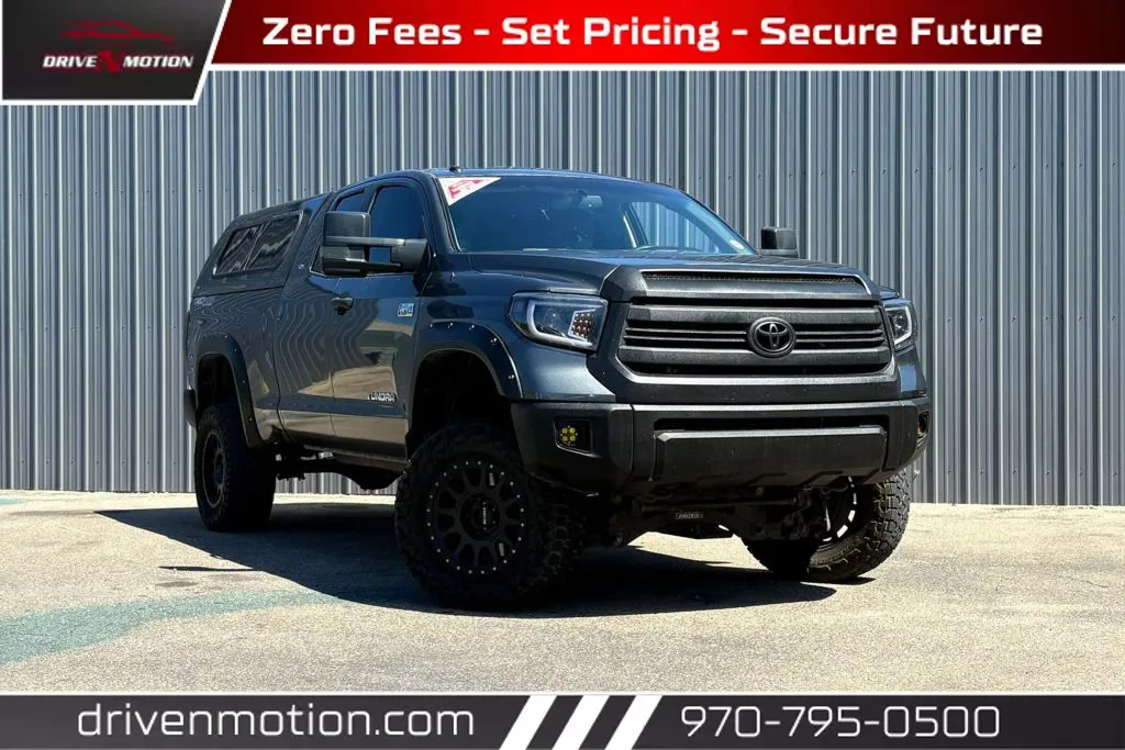 Gray 2015 Toyota Tundra Double Cab SR5 Pickup 4D 6 1/2 ft for sale in Greeley, CO