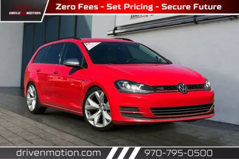 Red 2015 Volkswagen Golf SportWagen TDI S Wagon 4D for sale in Greeley, CO