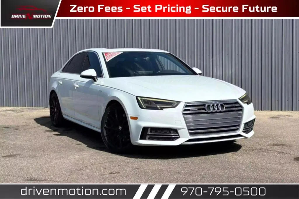 White 2018 Audi A4 Premium Plus Sedan 4D for sale in Greeley, CO