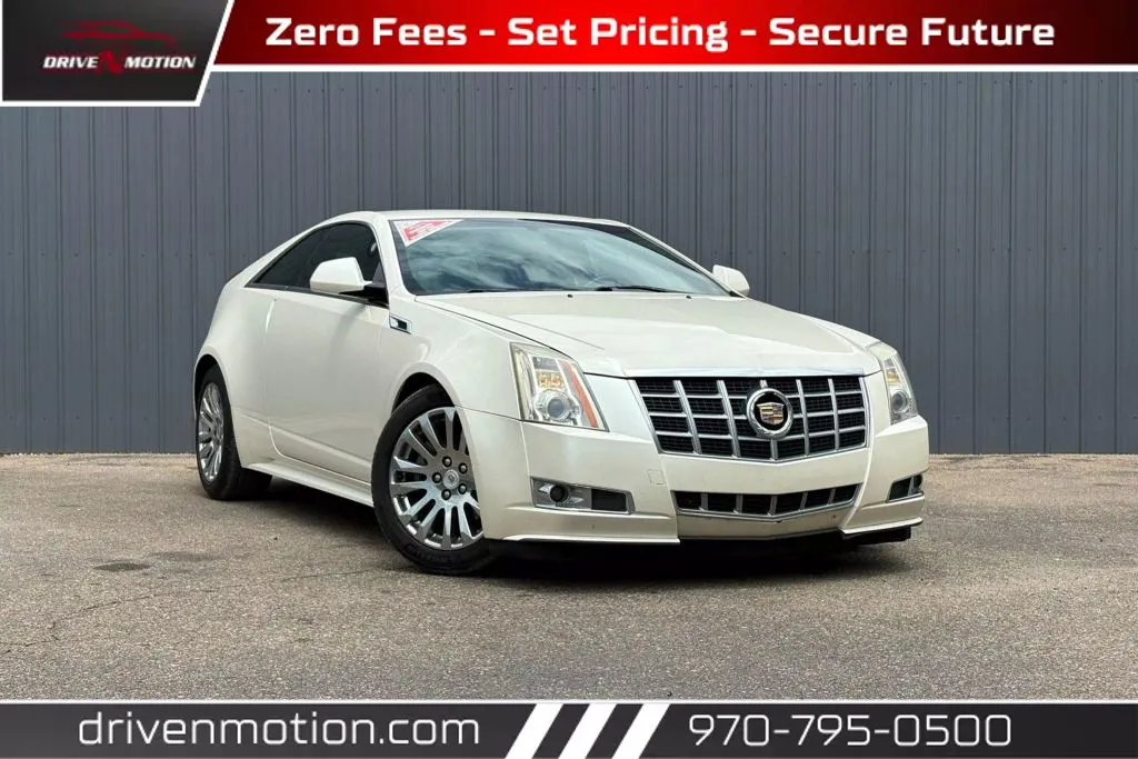 White 2013 Cadillac CTS 3.6 Performance Collection Coupe 2D for sale in Greeley, CO