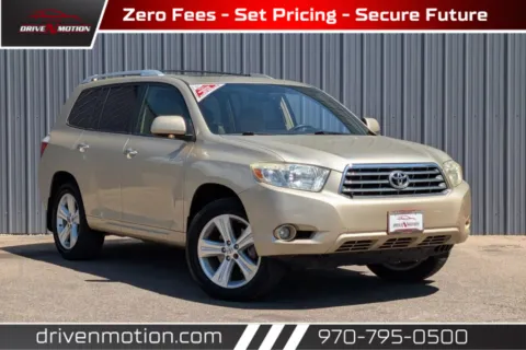 Gold 2008 Toyota Highlander Limited Sport Utility 4D for sale in Greeley, CO