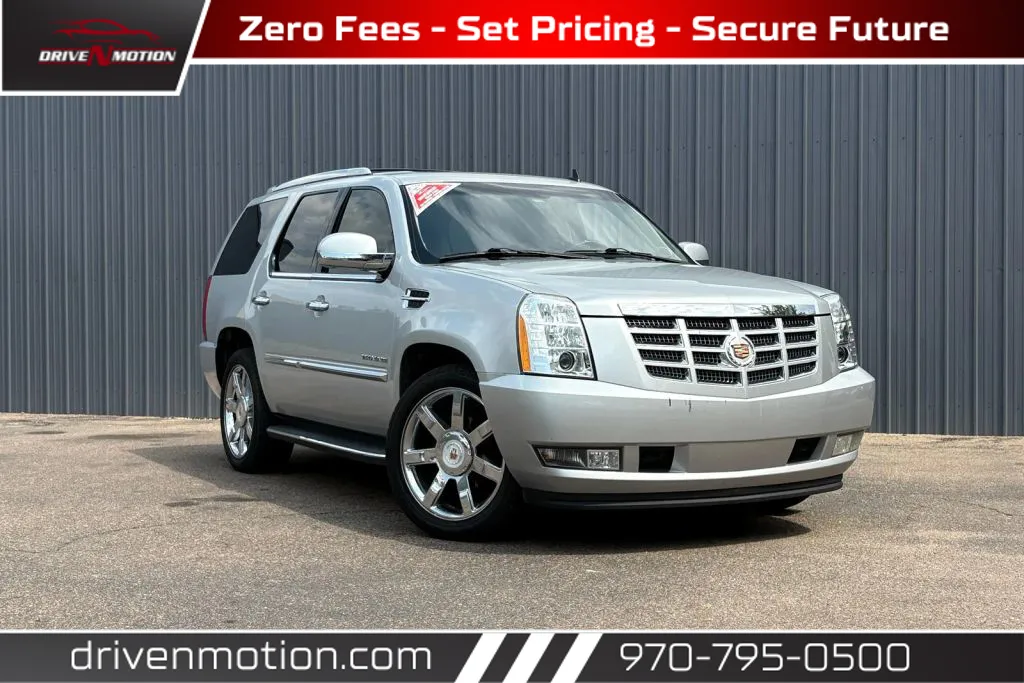 Silver 2013 Cadillac Escalade Luxury Sport Utility 4D for sale in Greeley, CO