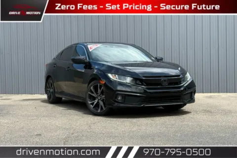 Black 2020 Honda Civic Sport Sedan 4D for sale in Greeley, CO