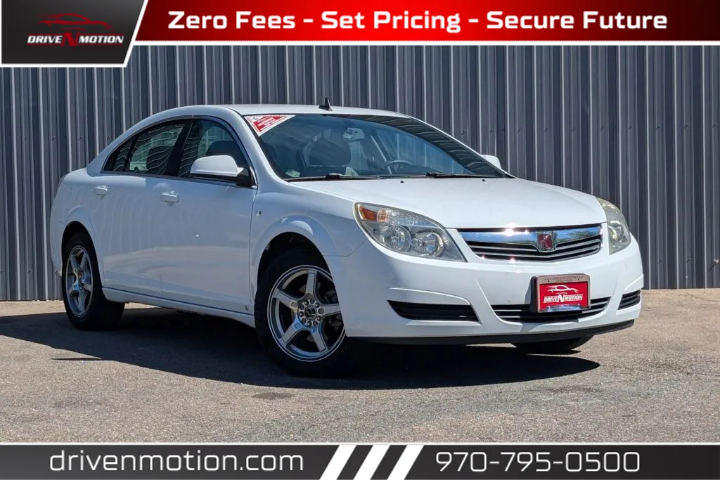 White 2009 Saturn Aura XE Sedan 4D for sale in Greeley, CO
