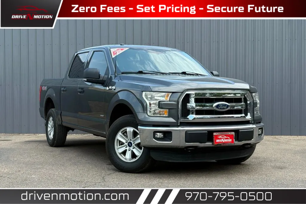 Gray 2016 Ford F-150 SuperCrew Cab XLT Pickup 4D 5 1/2 ft for sale in Greeley, CO