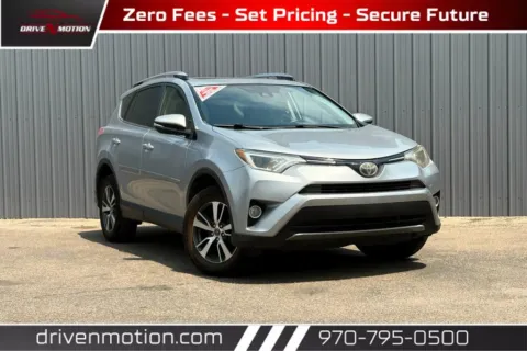 Silver 2018 Toyota RAV4 XLE Sport Utility 4D for sale in Greeley, CO