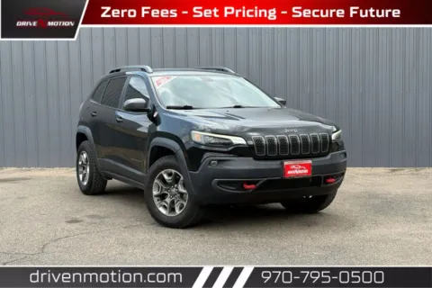 Black 2019 Jeep Cherokee TrailHawk Sport Utility 4D for sale in Greeley, CO