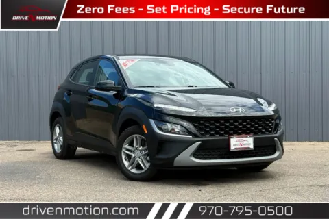 Black 2022 Hyundai Kona SE Sport Utility 4D for sale in Greeley, CO