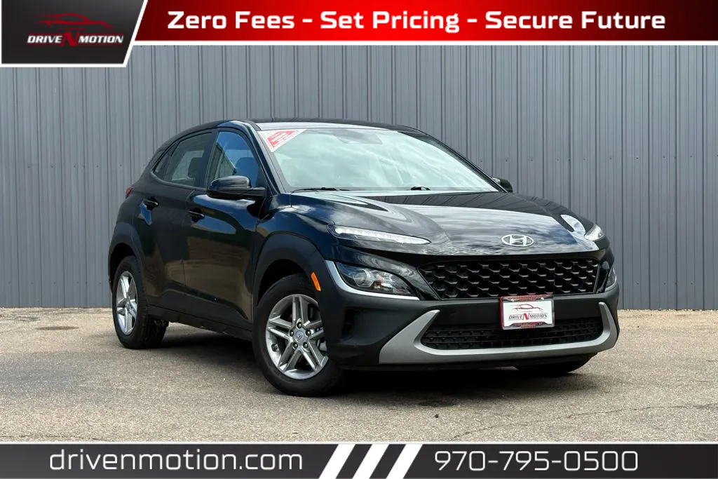 Black 2022 Hyundai Kona SE Sport Utility 4D for sale in Greeley, CO