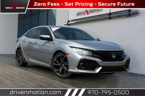 Silver 2018 Honda Civic Sport Hatchback 4D for sale in Greeley, CO