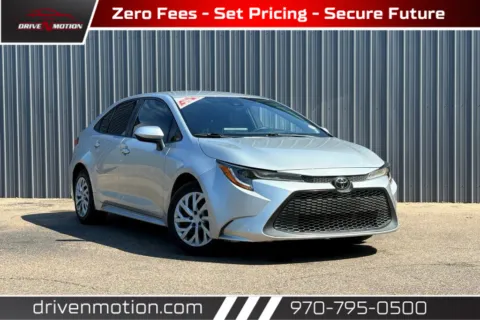 Silver 2020 Toyota Corolla LE Sedan 4D for sale in Greeley, CO